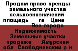 Продам право аренды земельного участка сельхозназначений  площадь 14.3га › Цена ­ 1 500 000 - Все города Недвижимость » Земельные участки продажа   . Амурская обл.,Свободненский р-н